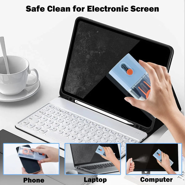 Cleaning Gadget 10-in-1 Multifunctional Computer Cleaning Brush Kit