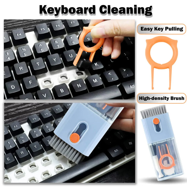 Cleaning Gadget 10-in-1 Multifunctional Computer Cleaning Brush Kit